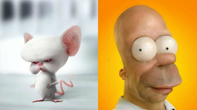 15 cartoon characters in real life