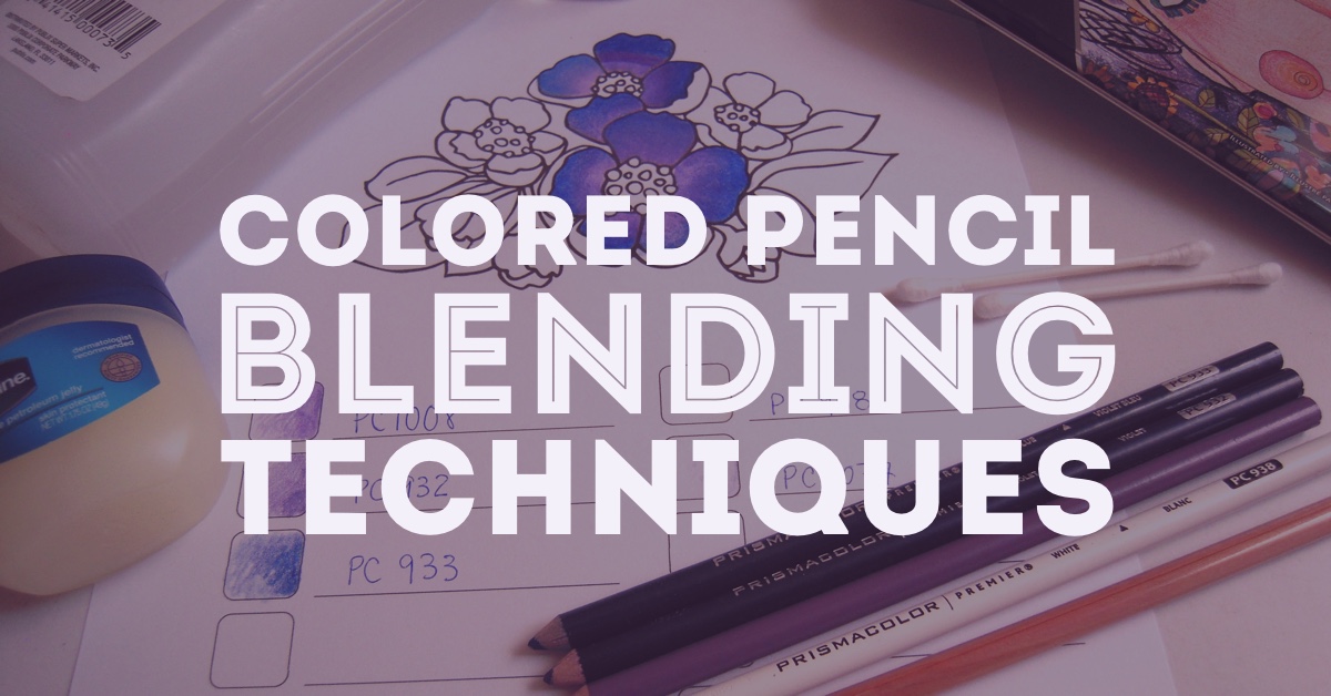 How to blend colored pencils 
